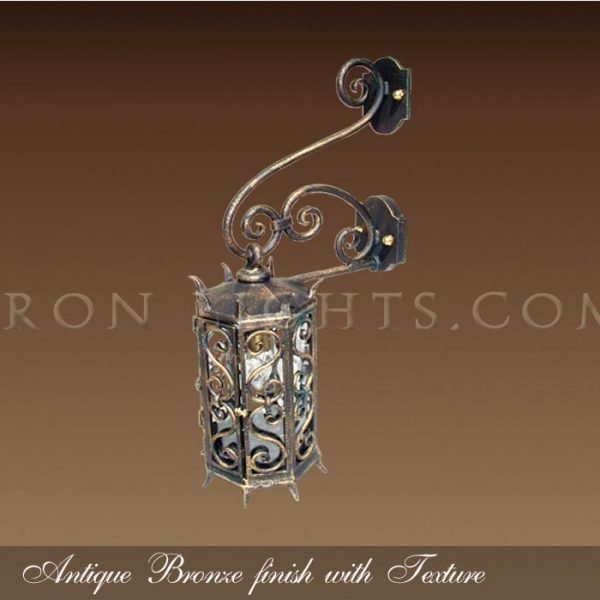 Antique bronze finish