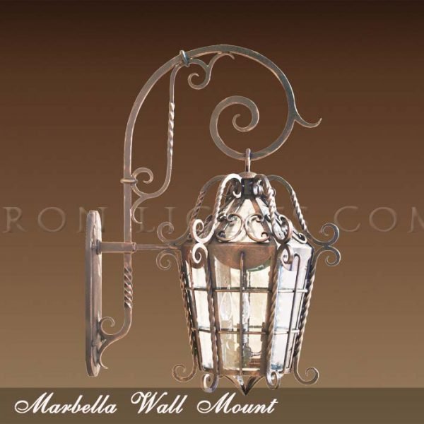 Spanish hacienda outdoor lighting fixtures