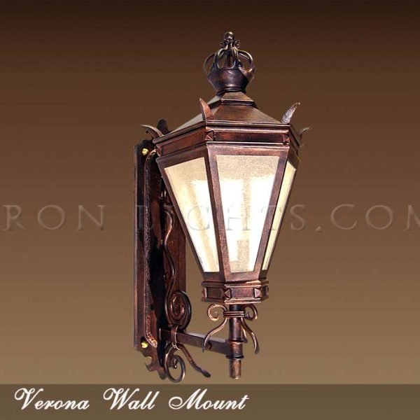 Gothic Mediterranean wall mount sconce Verona