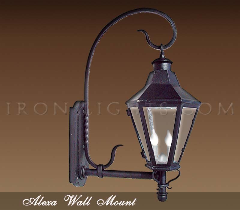 outdoor_iron_lighting_alexa Alexa wall mount light