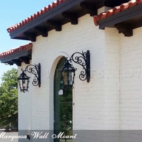 Spanish hacienda outdoor light fixtures