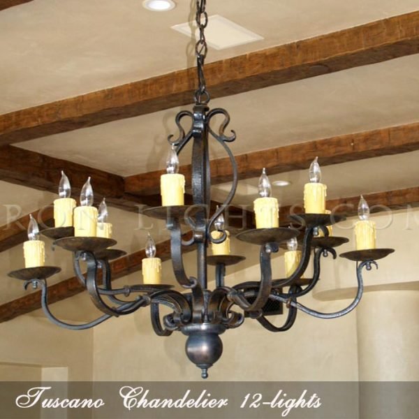 Wrought Iron Chandeliers