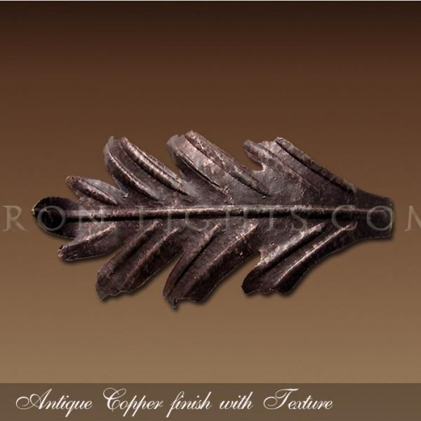 Antique copper finish