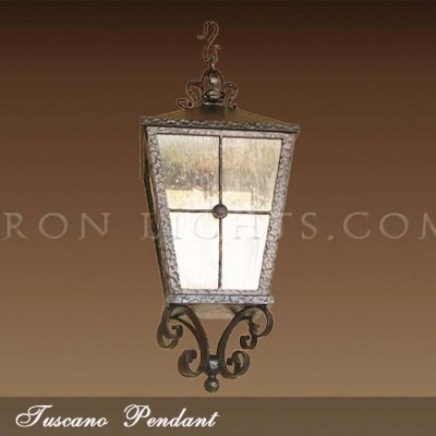 Outdoor pendant lights