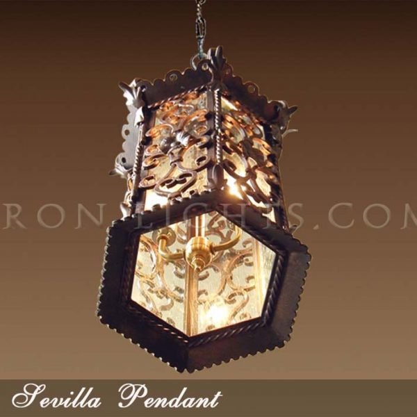 Outdoor pendant Spanish style pendant