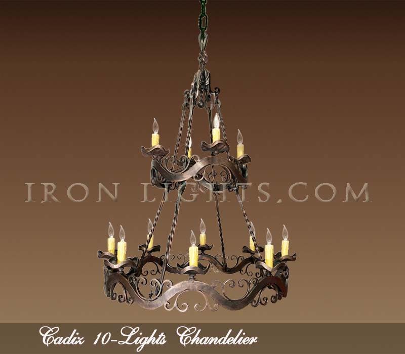 hacienda_chandeliers_cadiz Hacienda chandeliers with two tiers
