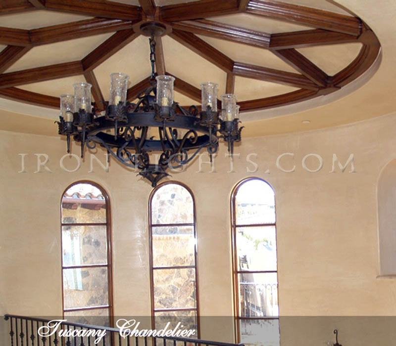 iron_chandelier_tuscany Tuscany rustic iron chandelier