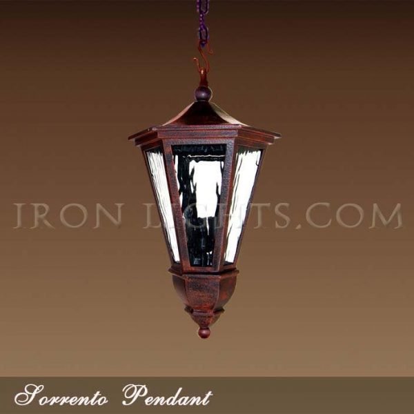 Mediterranean outdoor pendants
