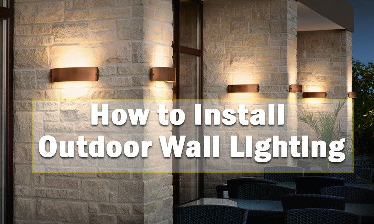 Outdoor lighting installation