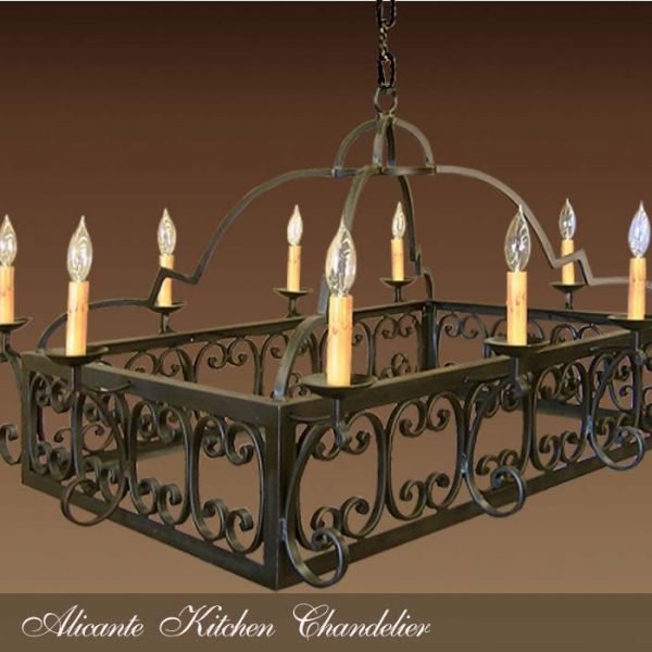 Alicante kitchen chandelier