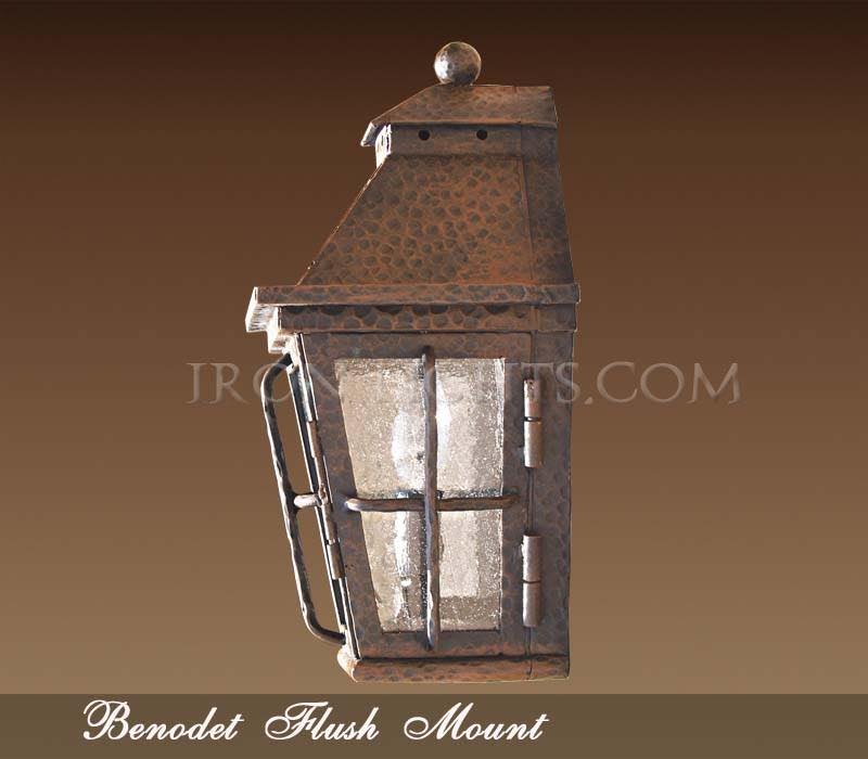 benodet_flush_mount_side Chateau outdoor lights