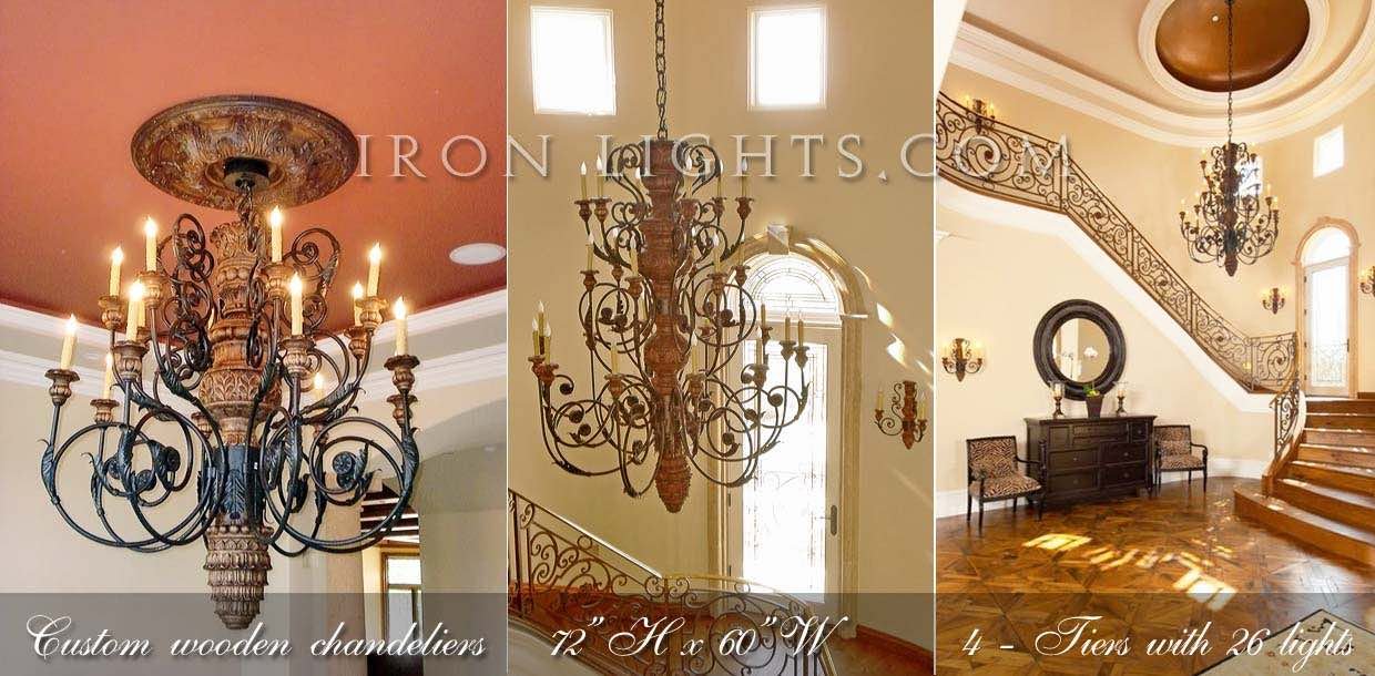 Wrought Iron Lighting -Iron Lights- Iron Chandeliers