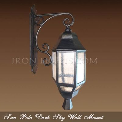 Dark-sky Mediterranean outdoor lighting