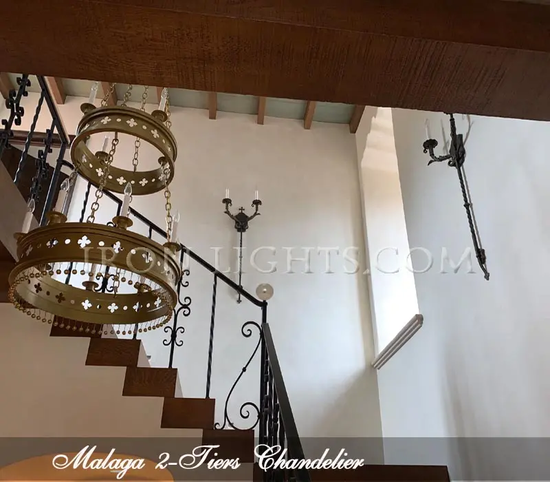 hacienda-wrought-iron-chandelier Hacienda wrought iron chandelier Malaga