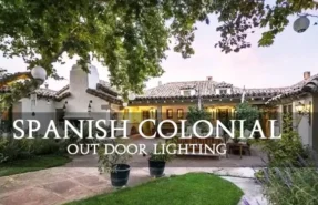 Spanish colonial outdoor lighting