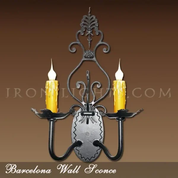 Spanish-style indoor wall sconces