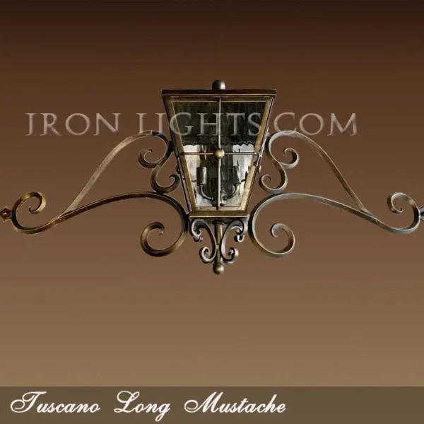 Long Mustache Tuscano Mediterranean style light